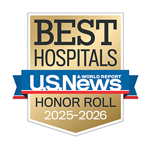 U.S. News Best Hospitals for Honor Roll 2025-2026